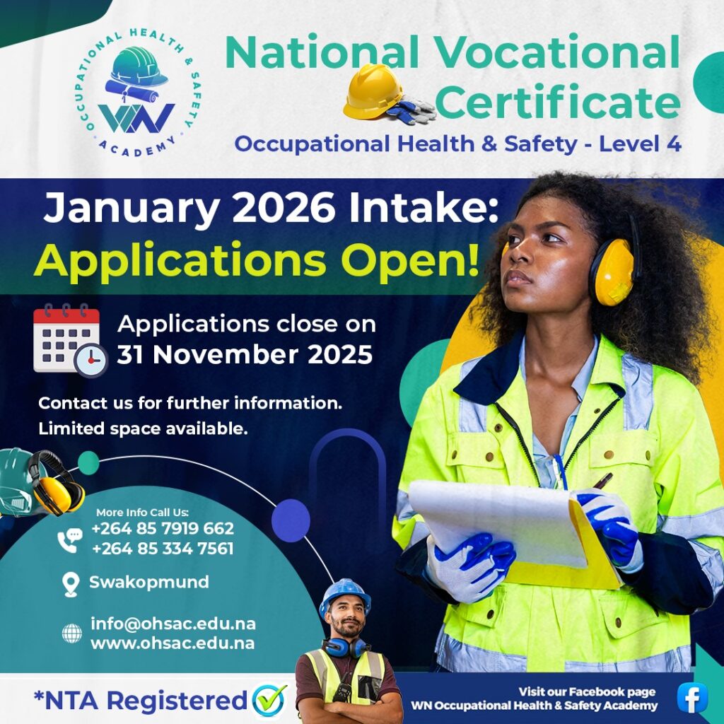 National Vocational Certificate - Occupational Health & Safety - Level 4 January 2026 Intake